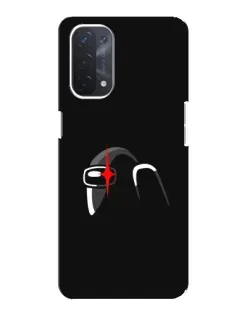 Чехол для OPPO A74 (5G) с картинкой «Among Us шлем» Чехол для OPPO A74 (5G) с картинкой «Among Us шлем»