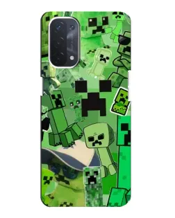 Чехол для OPPO A74 (5G) с картинкой «Криперы Minecraft» Чехол для OPPO A74 (5G) с картинкой «Криперы Minecraft»