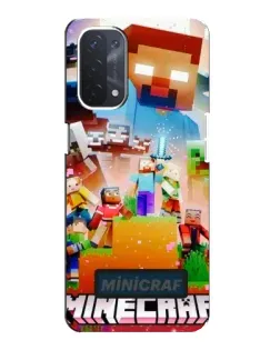 Чехол для OPPO A74 (5G) с картинкой «Minecraft герои игры» Чехол для OPPO A74 (5G) с картинкой «Minecraft герои игры»