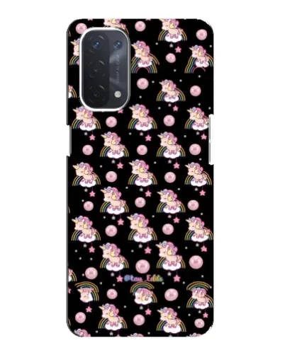 Чехол для OPPO A74 (5G) с картинкой «Magic Unicorn паттерн»