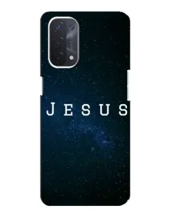 Чехол для OPPO A74 (5G) с картинкой «Звездное небо Jesus»