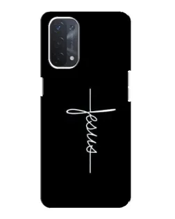 Чехол для OPPO A74 (5G) с картинкой «Тонкая линия веры»