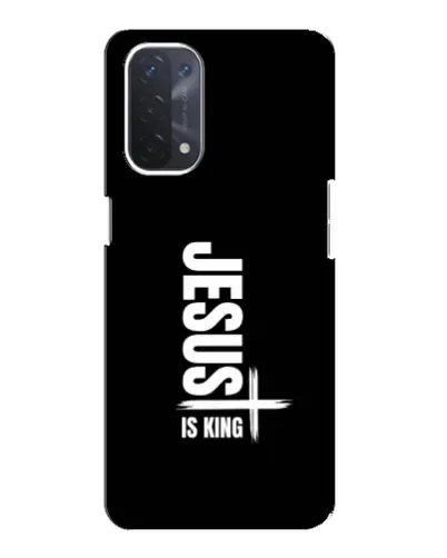 Чехол для OPPO A74 (5G) с картинкой «Вертикаль веры Jesus»