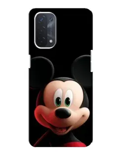 Чехол для OPPO A74 (5G) с картинкой «Улыбающийся Микки Маус»