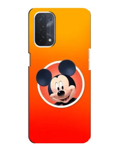 Чехол для OPPO A74 (5G) с картинкой «Mickey в круге»