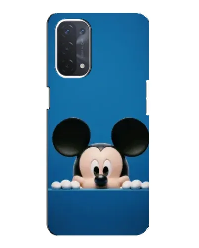 Чехол для OPPO A74 (5G) с картинкой «Микки выглядывает»