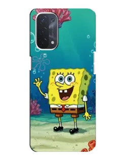 Чехол для OPPO A74 (5G) с картинкой «Подводный привет»