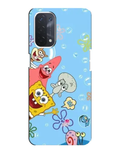 Чехол для OPPO A74 (5G) с картинкой «Веселые пузырьки»