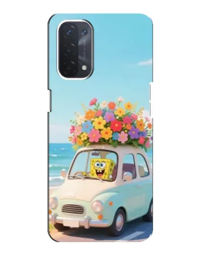Чехол для OPPO A74 (5G) с картинкой «Автомобильное путешествие»