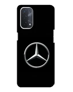 Чехол для OPPO A74 (5G) с картинкой «Mercedes классический лого»