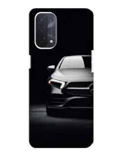 Чехол для OPPO A74 (5G) с картинкой «Свет фар Mercedes»