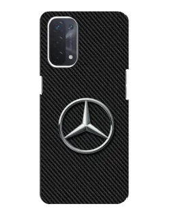Чехол для OPPO A74 (5G) с картинкой «Карбоновый Mercedes стиль»