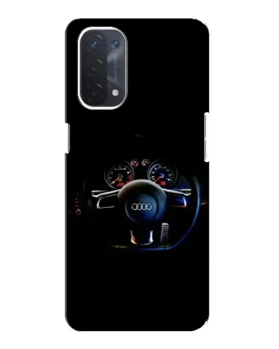 Чехол для OPPO A74 (5G) с картинкой «Салон Audi — руль» Чехол для OPPO A74 (5G) с картинкой «Салон Audi — руль»
