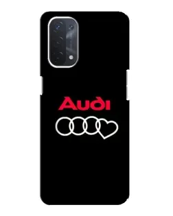 Чехол для OPPO A74 (5G) с картинкой «Логотип Audi Heart» Чехол для OPPO A74 (5G) с картинкой «Логотип Audi Heart»