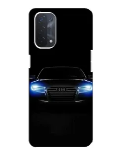 Чехол для OPPO A74 (5G) с картинкой «Audi в неоне» Чехол для OPPO A74 (5G) с картинкой «Audi в неоне»