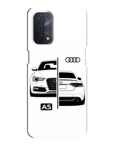 Чехол для OPPO A74 (5G) с картинкой «Audi — контрастный дизайн» Чехол для OPPO A74 (5G) с картинкой «Audi — контрастный дизайн»