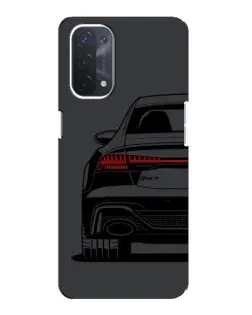 Чехол для OPPO A74 (5G) с картинкой «Задняя часть Audi — арт» Чехол для OPPO A74 (5G) с картинкой «Задняя часть Audi — арт»