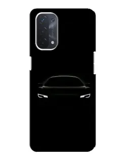 Чехол для OPPO A74 (5G) с картинкой «Взгляд Audi в темноте» Чехол для OPPO A74 (5G) с картинкой «Взгляд Audi в темноте»