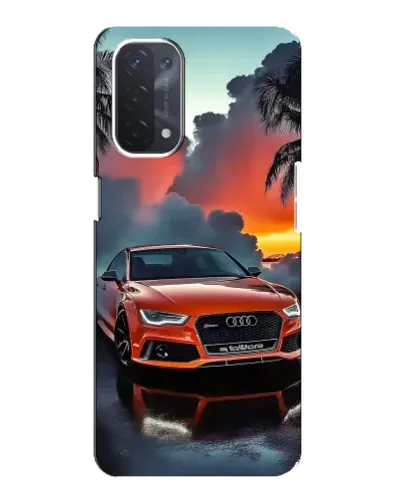 Чехол для OPPO A74 (5G) с картинкой «Audi — закат» Чехол для OPPO A74 (5G) с картинкой «Audi — закат»