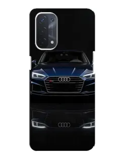 Чехол для OPPO A74 (5G) с картинкой «Audi — ночное отражение» Чехол для OPPO A74 (5G) с картинкой «Audi — ночное отражение»