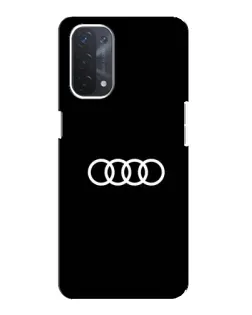 Чехол для OPPO A74 (5G) с картинкой «Audi White Logo» Чехол для OPPO A74 (5G) с картинкой «Audi White Logo»