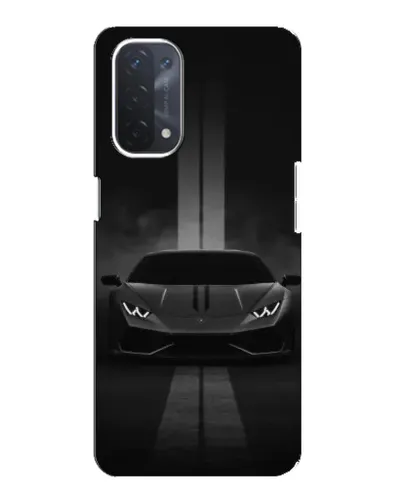Чехол для OPPO A74 (5G) с картинкой «Lamborghini симметрия дорог»