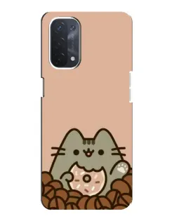 Чехол для OPPO A74 (5G) с картинкой «Кофейный Пушин»