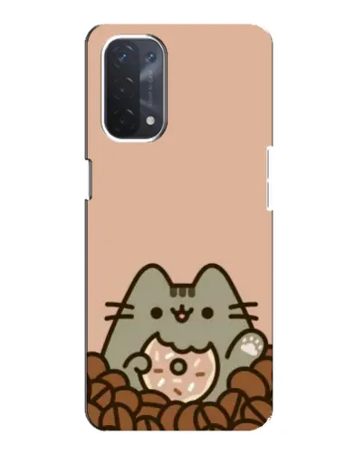 Чехол для OPPO A74 (5G) с картинкой «Кофейный Пушин»