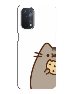 Чехол для OPPO A74 (5G) с картинкой «Пушин с печеньем»