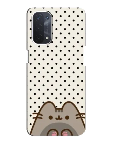 Чехол для OPPO A74 (5G) с картинкой «Пушин в горошек»