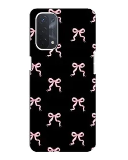 Чехол для OPPO A74 (5G) с картинкой «Бант-цветок»