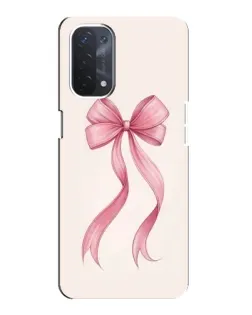 Чехол для OPPO A74 (5G) с картинкой «Розовый бант»