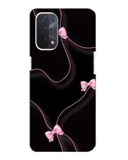 Чехол для OPPO A74 (5G) с картинкой «Розовые ленты»