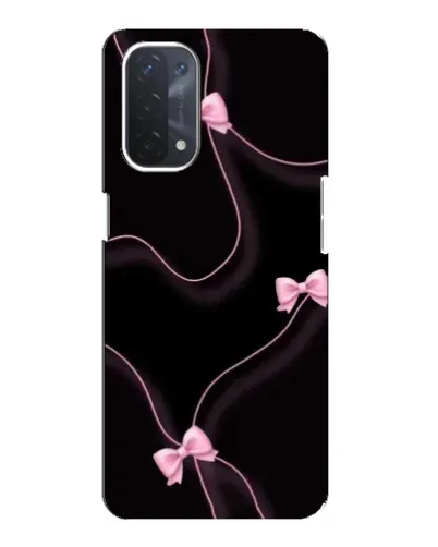 Чехол для OPPO A74 (5G) с картинкой «Розовые ленты»