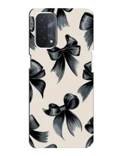 Чехол для OPPO A74 (5G) с картинкой «Банты Coquette»