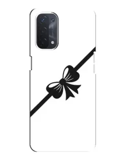 Чехол для OPPO A74 (5G) с картинкой «Диагональный бант»