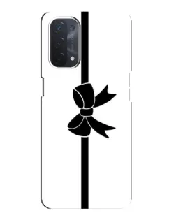 Чехол для OPPO A74 (5G) с картинкой «Вертикальный бант»
