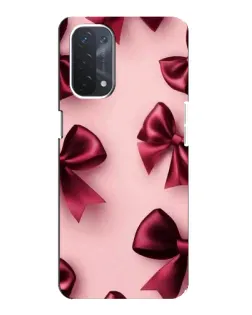 Чехол для OPPO A74 (5G) с картинкой «Бордовый атлас»