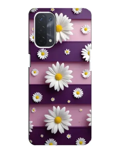 Чехол для OPPO A74 (5G) с картинкой «Ромашки на фиолетовом» Чехол для OPPO A74 (5G) с картинкой «Ромашки на фиолетовом»