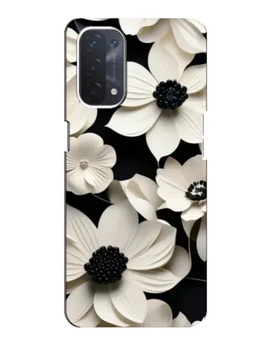 Чехол для OPPO A74 (5G) с картинкой «Объемные белые цветы» Чехол для OPPO A74 (5G) с картинкой «Объемные белые цветы»