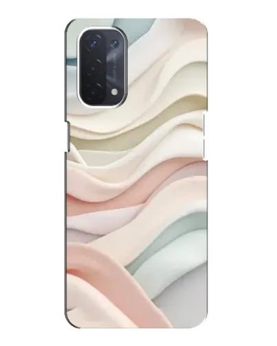 Чехол для OPPO A74 (5G) с картинкой «Пастельные нежные волны»