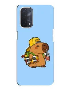 Чехол для OPPO A74 (5G) с картинкой «Капибара на скейте» Чехол для OPPO A74 (5G) с картинкой «Капибара на скейте»