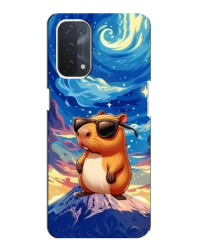 Чехол для OPPO A74 (5G) с картинкой «Капибара Ван Гога»