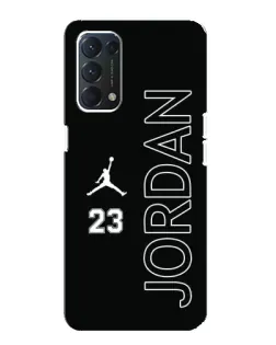 Чехол для OPPO A74 с картинкой «Jordan Vertical»