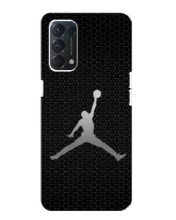 Чехол для OPPO A74 с картинкой «Jordan Dark Carbon»