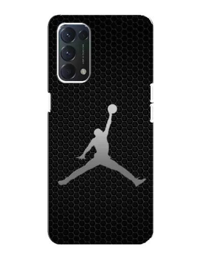 Чехол для OPPO A74 с картинкой «Jordan Dark Carbon»