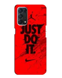 Чехол для OPPO A74 с картинкой «Nike Just Do It»