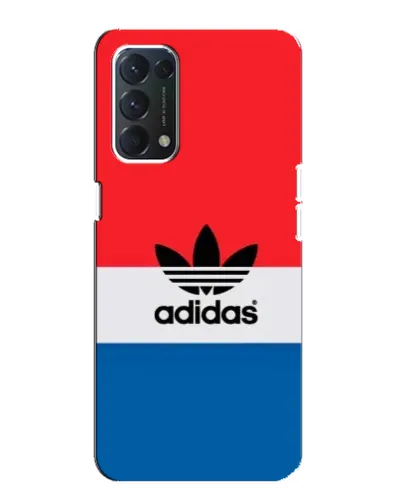 Чехол для OPPO A74 с картинкой «Ретро блоки Adidas»
