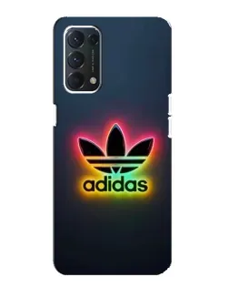 Чехол для OPPO A74 с картинкой «Неоновый Adidas» Чехол для OPPO A74 с картинкой «Неоновый Adidas»