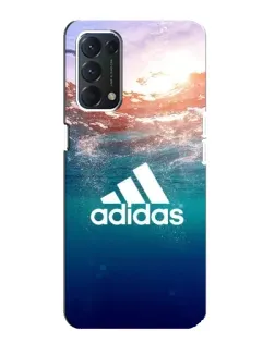 Чехол для OPPO A74 с картинкой «Океанская глубина адидас» Чехол для OPPO A74 с картинкой «Океанская глубина адидас»